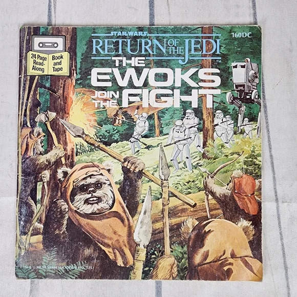1983 Star Wars  Return of the Jedi The Ewoks Join The Fight Softcover Book - Picture 3 of 13